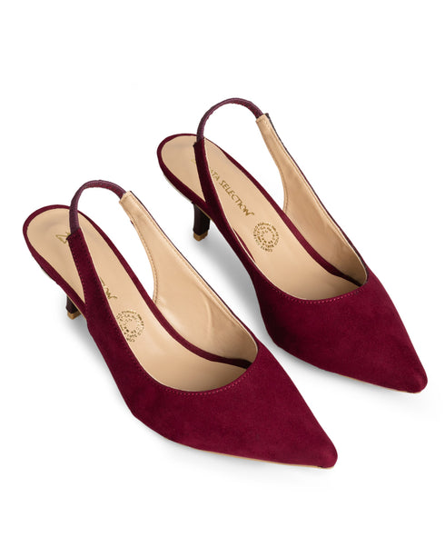 Zapatilla Slingback Vino Kitten Heel 17SS